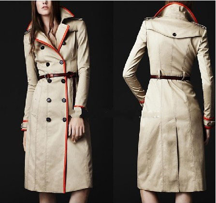 Fashion New Style Women's Overcoats and Outwear Coats Double-breasted