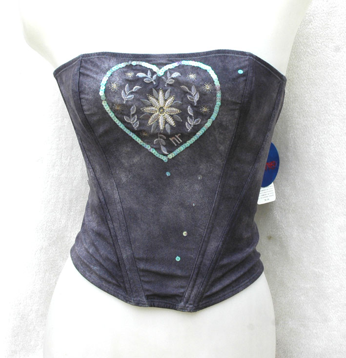 Fashion no romeo dark gray rhodic embroidered tube top design tight shapewear 70abc75abc80bc