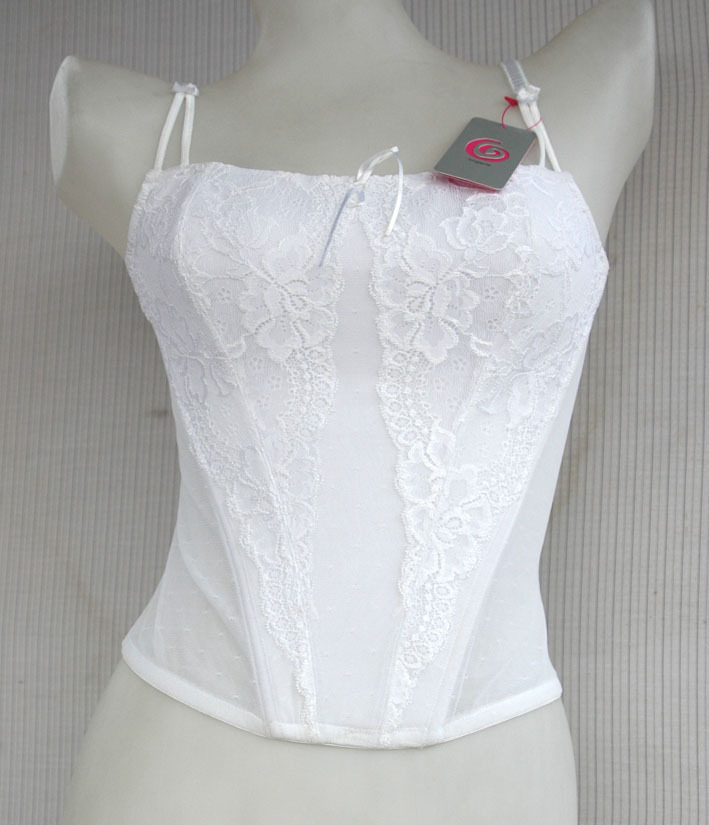 Fashion o lingerie white lace shapewear tube top shaper 70c75abcd80bc85b