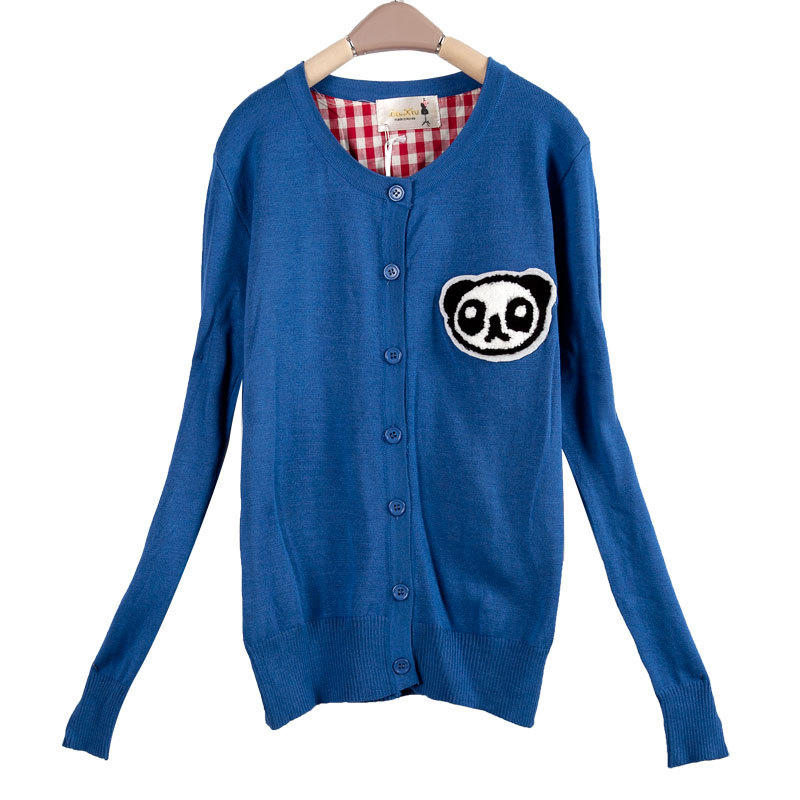 Fashion o-neck small cardigan women's embroidery thin sweater