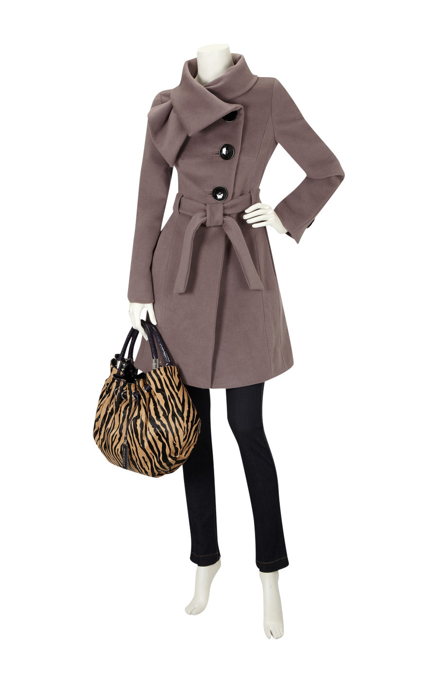 fashion osong 2012 fashion slim wool cashmere overcoat solid color outerwear plus size freeshipping