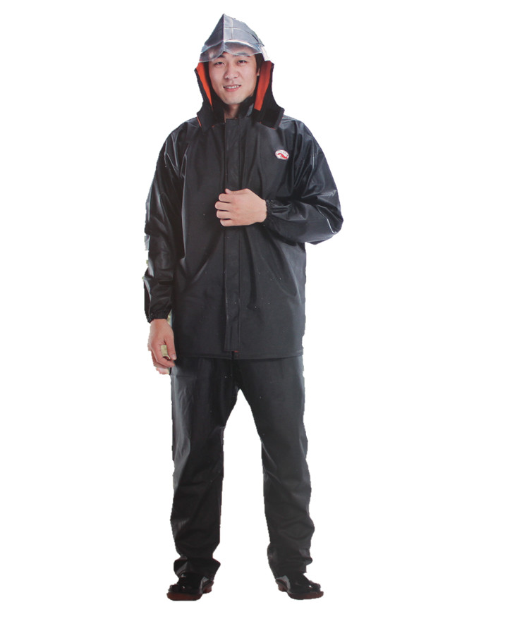 Fashion outdoor raincoat split raincoat rain pants set thickening motorcycle raincoat rain pants