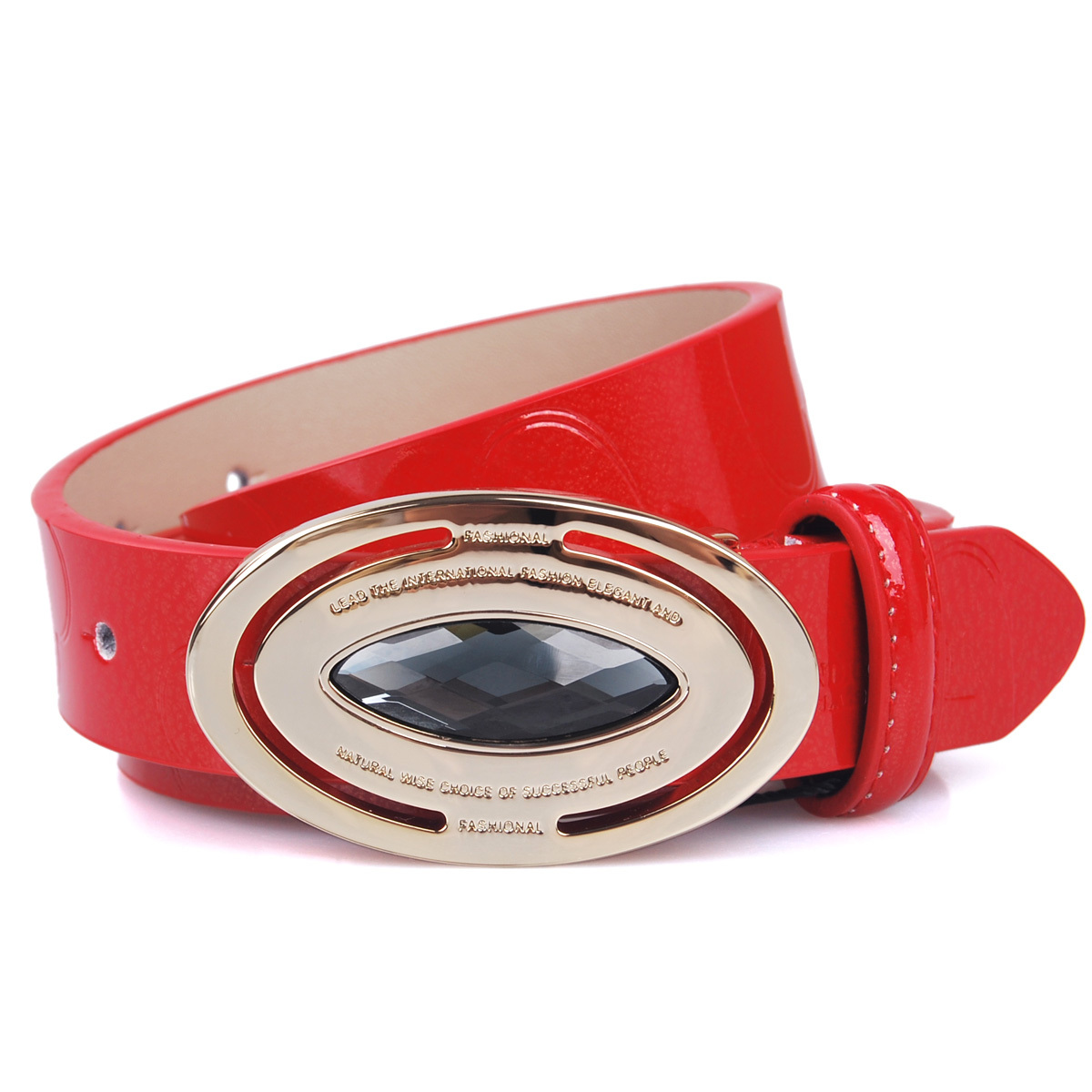 Fashion phalanger liangcai genuine leather women's smooth buckle female strap cowhide female belt