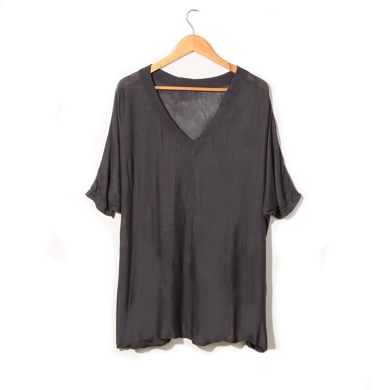 Fashion plus size clothing V-neck sweater d668a