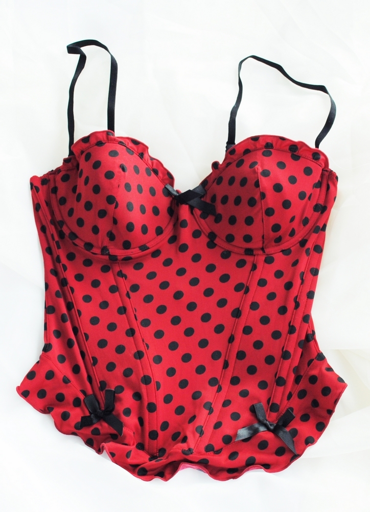 Fashion polka dot sexy slim basic shaper 75bc80d85c80a