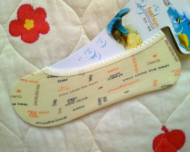 fashion Printing letters Woman's socks 6-color