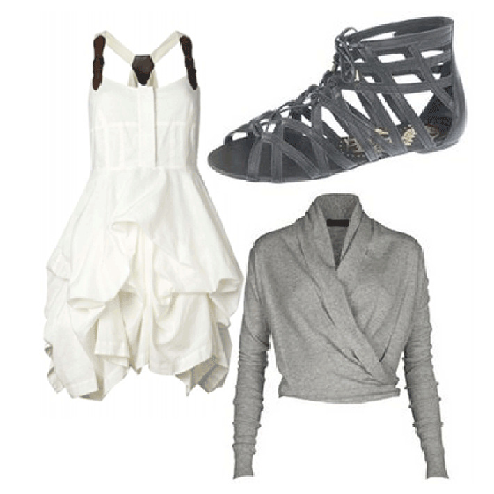 Fashion punk all saints romantic irregular pleated genuine leather buckle suspenders one-piece dress