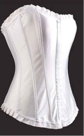 Fashion royal bone clothing corset full vest abdomen drawing push up shaper laciness white