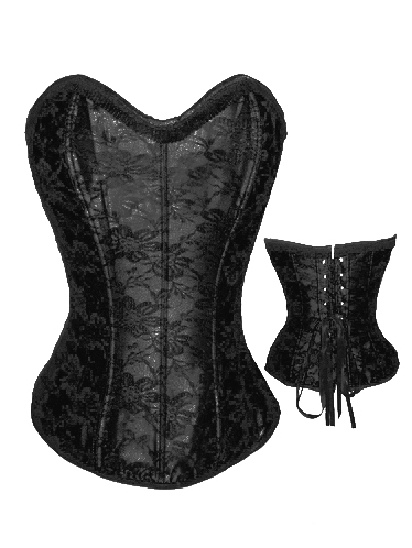 Fashion royal corset body shaping underwear orange black jacquard steel tiebelt corset shaper vest