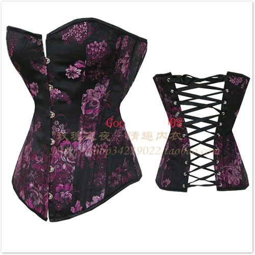 Fashion royal corset underwear vest bra underwear push up cummerbund no shoulder tape waist shaper