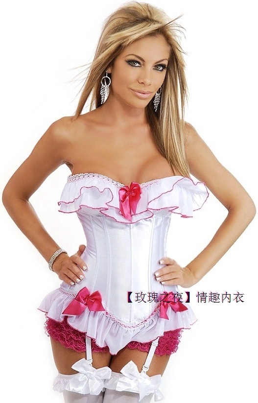 Fashion royal shaper thin waist royal vest spaghetti strap ruffle cup pad shapewear