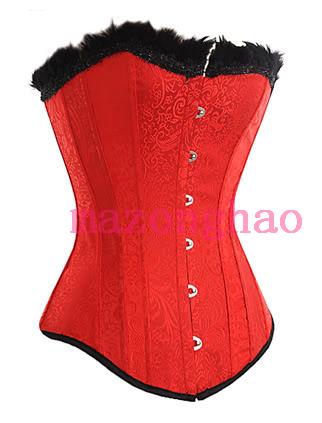 Fashion royal shapewear vest body shaping underwear waist lace formal dress shaper red