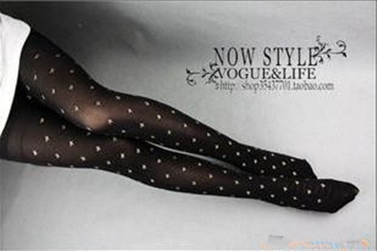 Fashion Sexy Lovely Gold Little Bow Pantyhose Stockings/Tights Free Shipping 1155