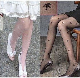Fashion Sexy Lovely Little Bow Tights Pantyhose Stockings 2 Colors Free Shipping