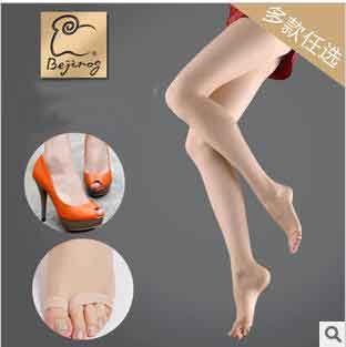 Fashion sexy open-toed 15D pantyhose thin section wholesale Free shipping
