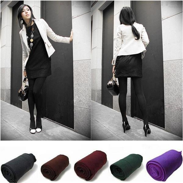 Fashion Sexy Womens Candy Colors 80D Opaque Long Pantyhose Stockings Tights ladies Leggings New