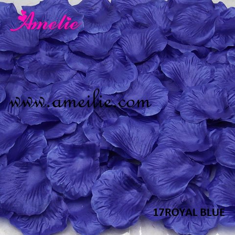 Fashion silk rose petals for wedding decoration Free Shipping
