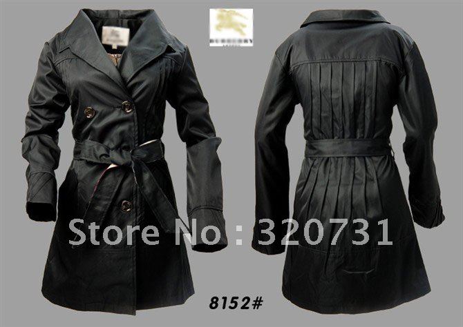Fashion Slim Fit Women Trench Coat 2012/Spring Plus Size Trench Coat  For Women#8120 Free Shipping