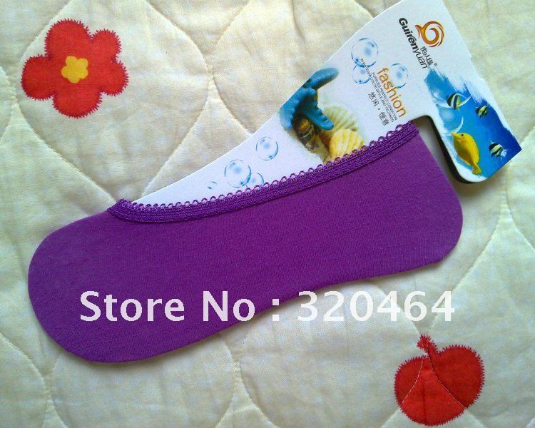 Fashion solid color invisible socks, new socks 8 colors