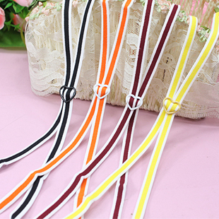 Fashion sports stripe color block decoration ofdynamism comfortable love cotton back cross shoulder strap underwear belt