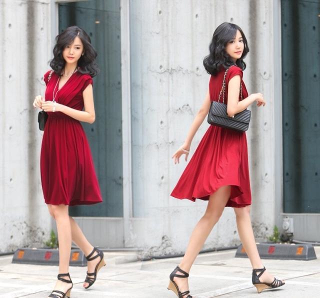 fashion Spring and autumn 2012 plus size clothing slim V-neck sleeveless tank dress ol elegant one-piece dress