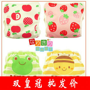 Fashion stripe nissen print learning pants waterproof training pants child casual panties 314