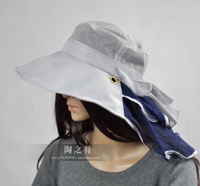 Fashion sunbonnet gauze breathable casual cap beach cap sun hat