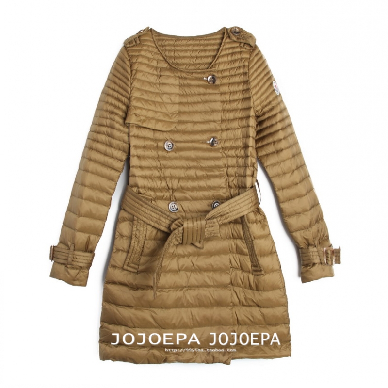Fashion thin 2012 fashion three-color trench type female paragraph medium-long down coat