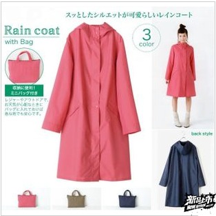 Fashion transparent outdoor polka dot women's adult eva trench paragraph raincoat