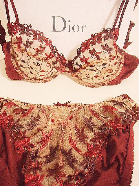 Fashion transparent sexy lace embroidery exquisite underwear bra set