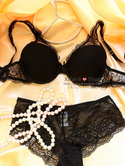 Fashion underwear lace sexy bra set 70b75b80b