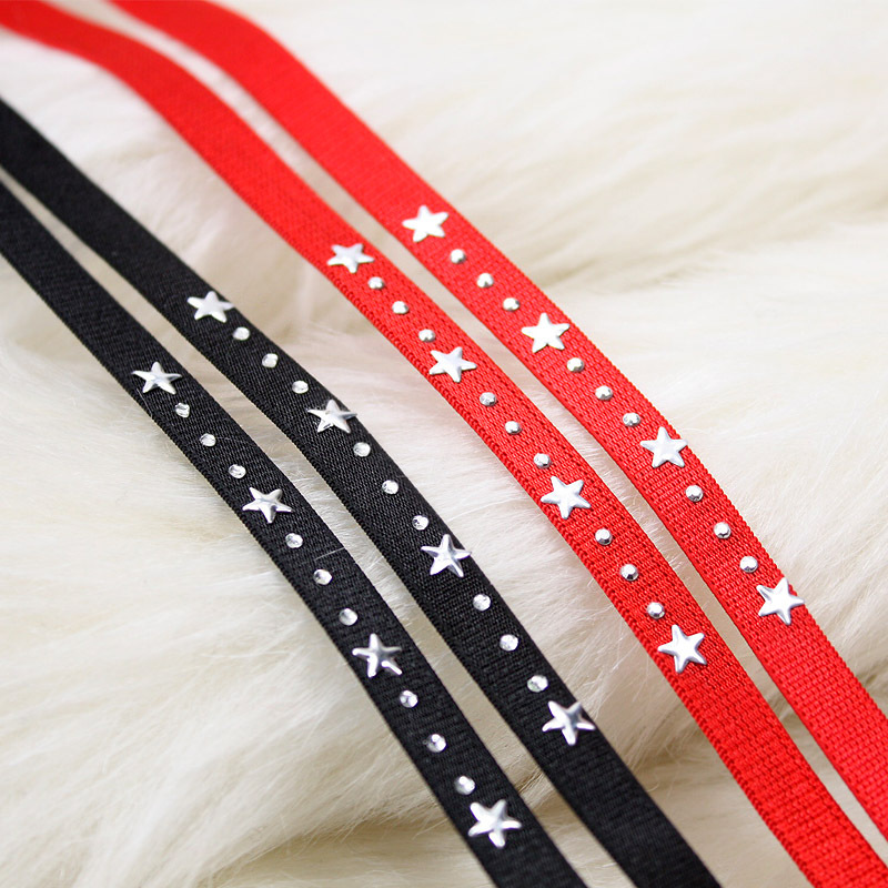 Fashion vampish motorcycle denim cool five-pointed star metal double-shoulder shoulder strap pectoral girdle