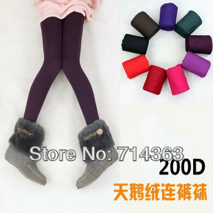 Fashion Velvet Tights Pantyhose Women Stockings 200D (10 colors)  Free Shipping