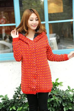 Fashion warm coat cardigan and fluff clothes coat free shipping