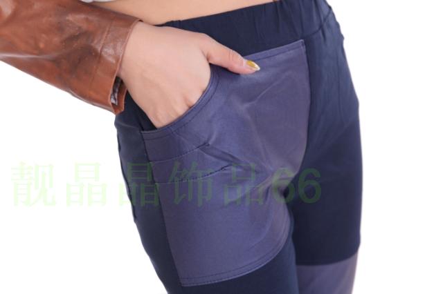 Fashion warm pants leather pants winter Women leather pants legging