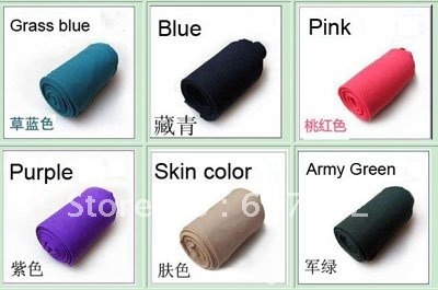Fashion Warm stovepipe tights , thicker tights , candy color rendering socks / # 0140