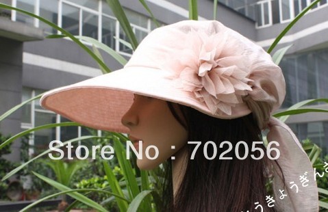 fashion Wide Large Floppy Brim Summer Beach Sun hat visor cap #2792