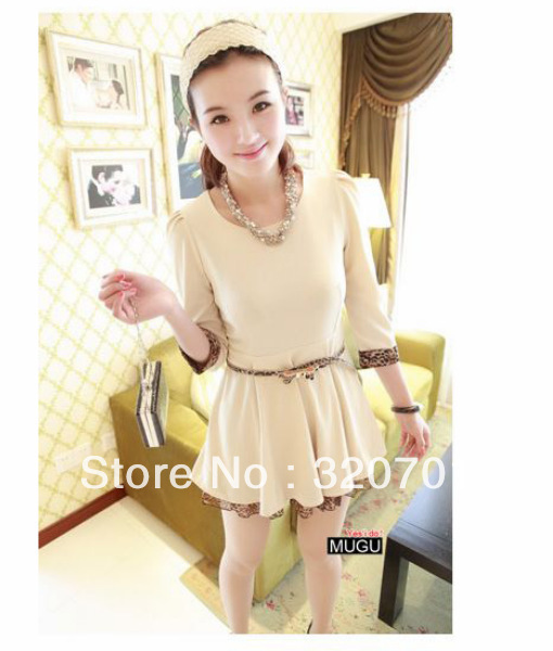 Fashion Woman's Candy Color Big Bowknot PU Leather Thin Skinny Waistband Belt Free Shipping