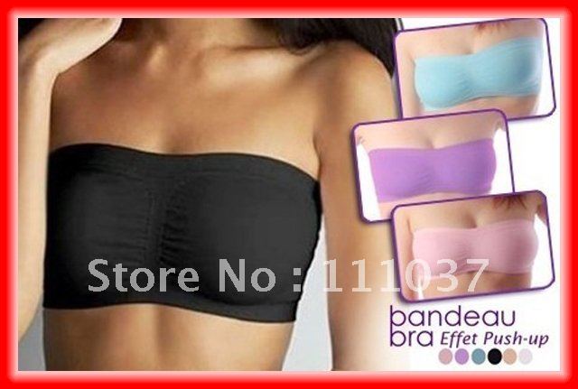 Fashion Women Bandeau Bra ladies Tube Top Bras Chest wrap Clothing 600pcs(200sets)