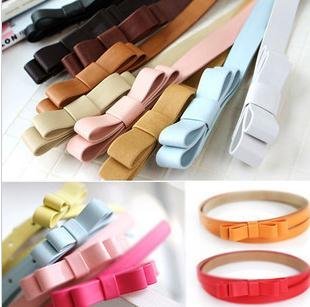 Fashion women candy color waist belt leather belt wholesale