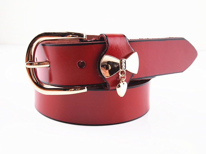 Fashion Women genuine leather belt genuine leather casual all-match jeans belt women's belt needle strap
