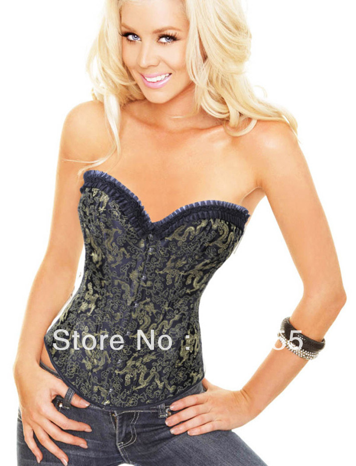 Fashion Women intimates sexy lingerie satin Corset 2795