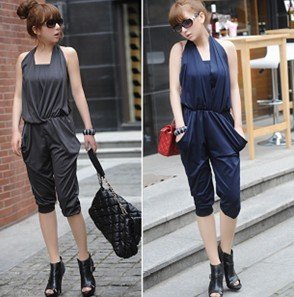 Fashion women jumpsuit 2012 new style, milk fiber ladies joined body pants, elegant top brand design popular jumper, free ship