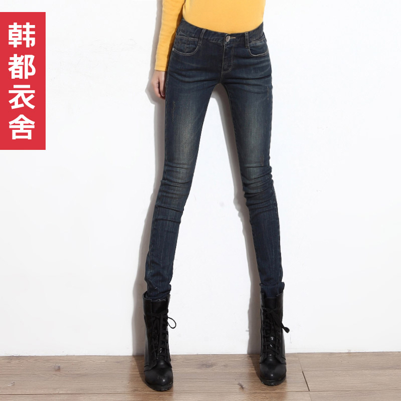 FASHION women's 2012 autumn new arrival slim pencil jeans gq2022 free shipping