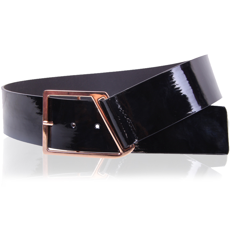 Fashion women's belt japanned leather women's cummerbund strap female belt wide strap