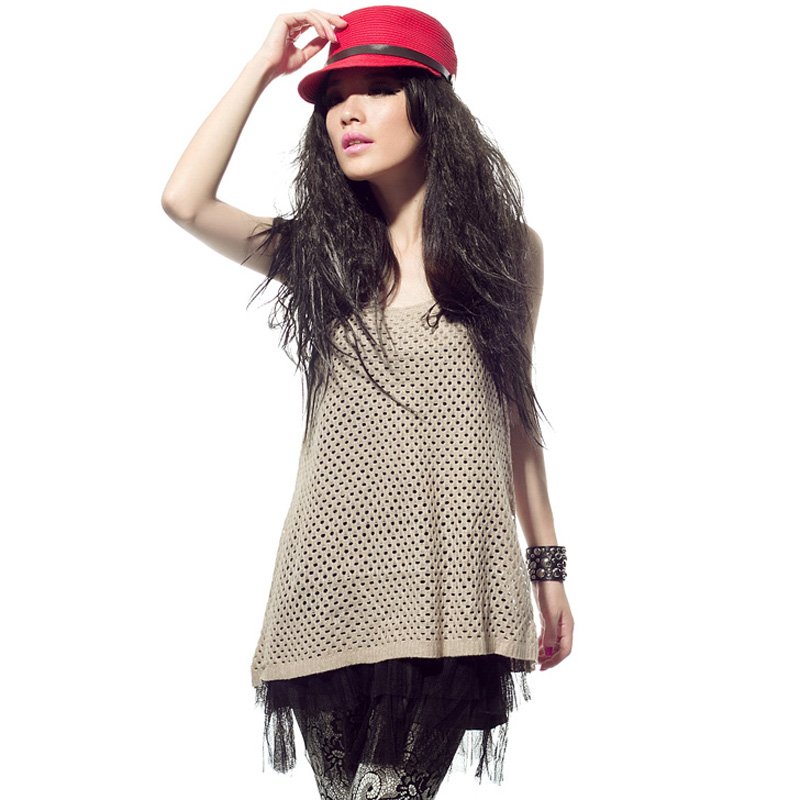 fashion women's fashion vest design sweater dress