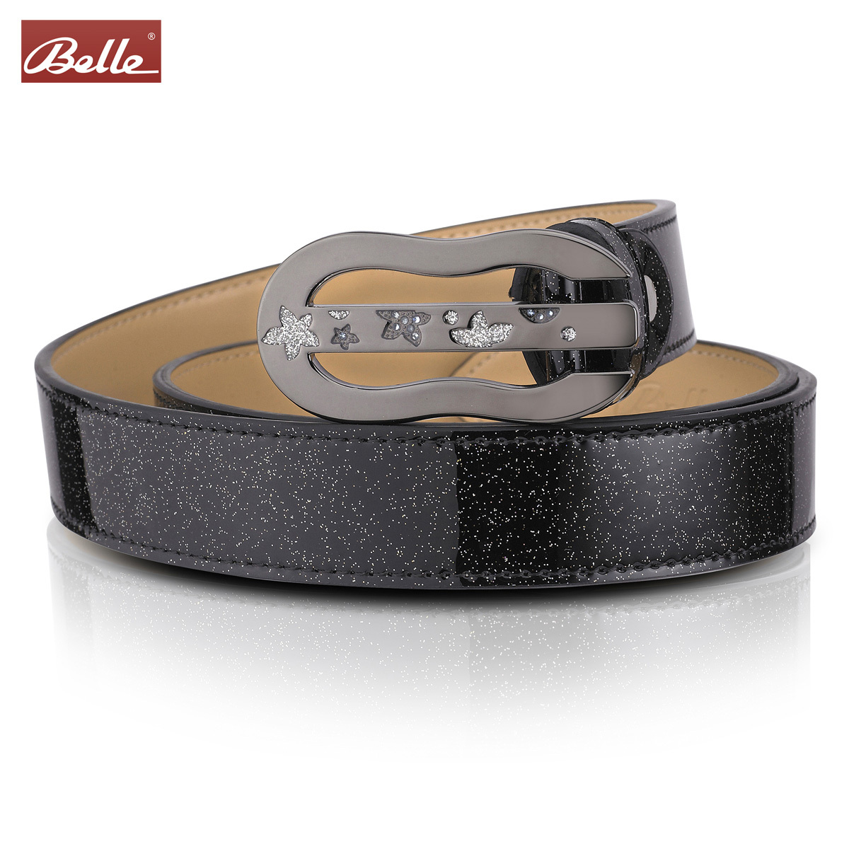 fashion women's genuine leather belt cowhide plate buckle strap female fashion f0841 100% genuine leather belt designer belt