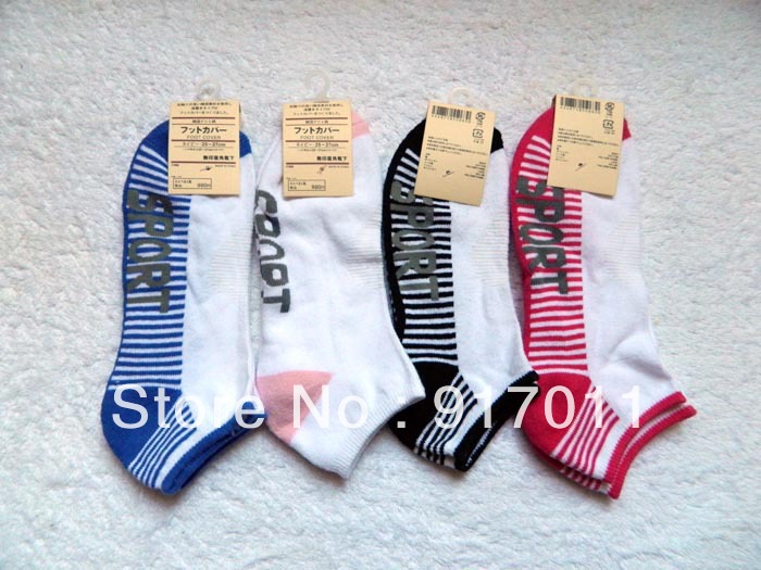 fashion women's sport casual sock packaging free shipping