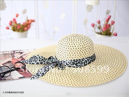 Fashion women's Straw Hats sunbonnet sun Cap beach hat