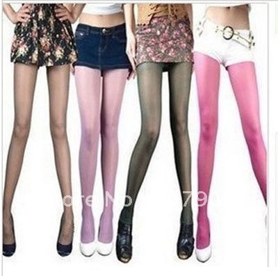 Fashion-Women Stretchy Leggings Ankle Length Cotton Tight Pants Black White Blue Rose Red # 0134